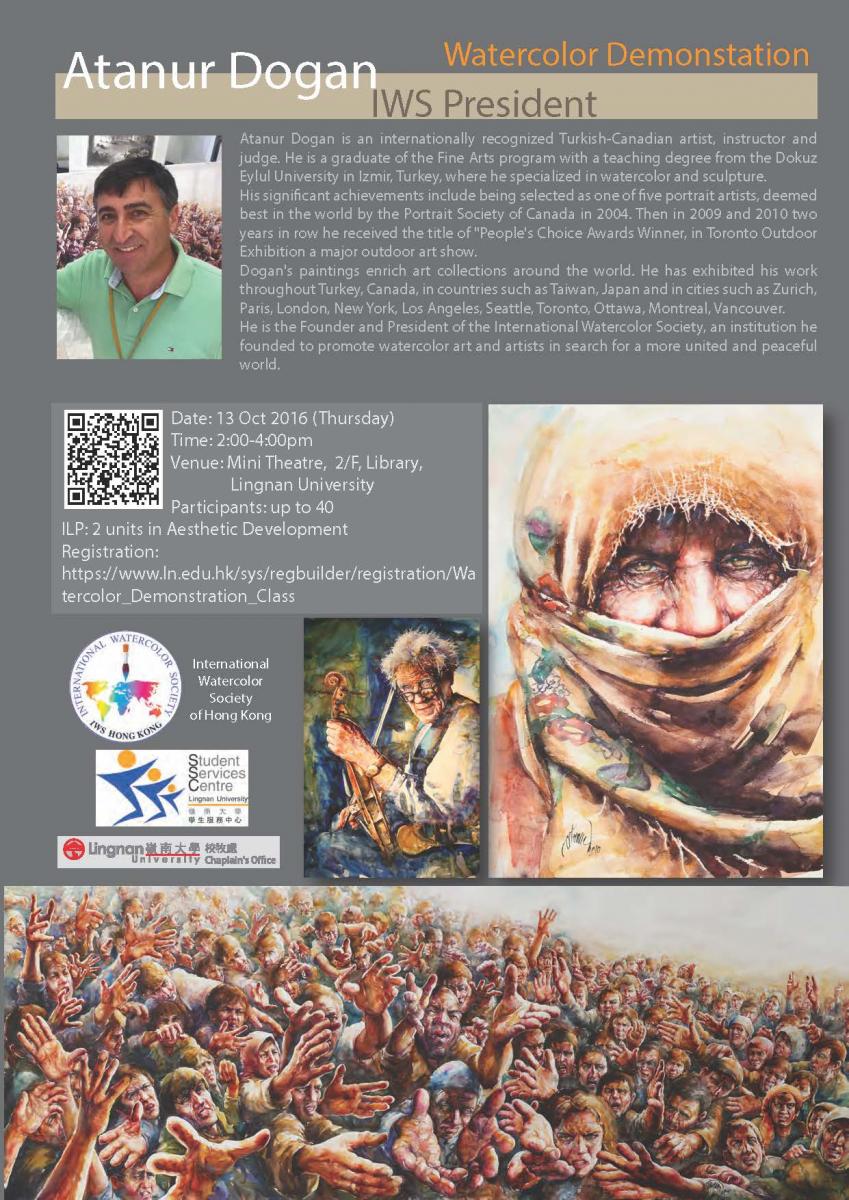 Atanur Dogan (IWS President) Watercolor Demonstration