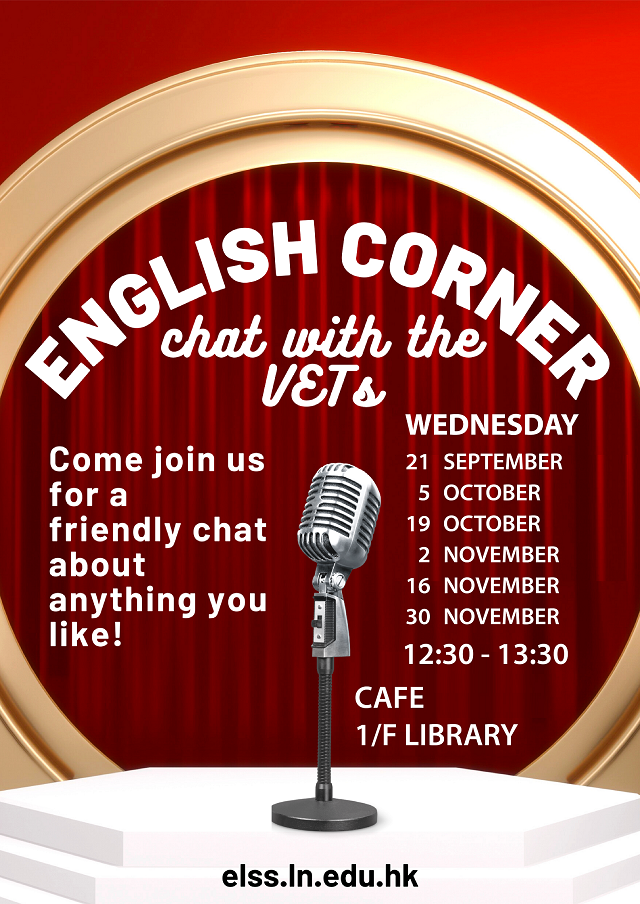English Corner: Chat with the VETs